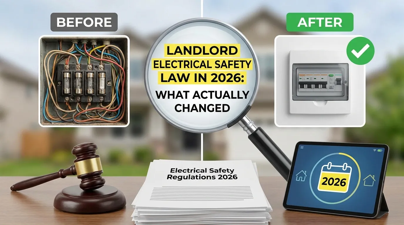 Landlord electrical safety law in 2026: what actually changed